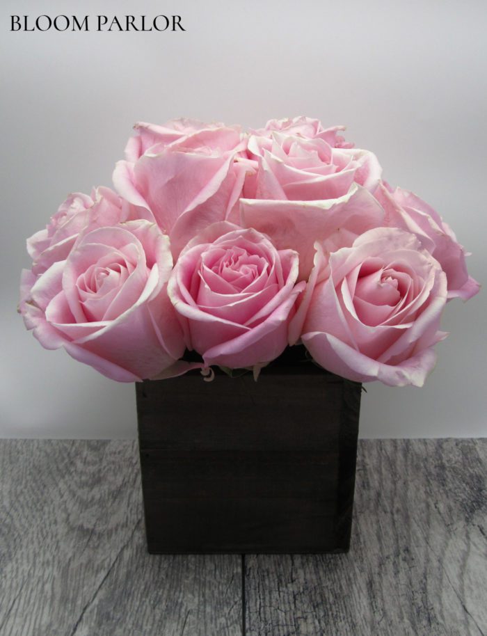 Pink and White Rose Floral Design by Florist.