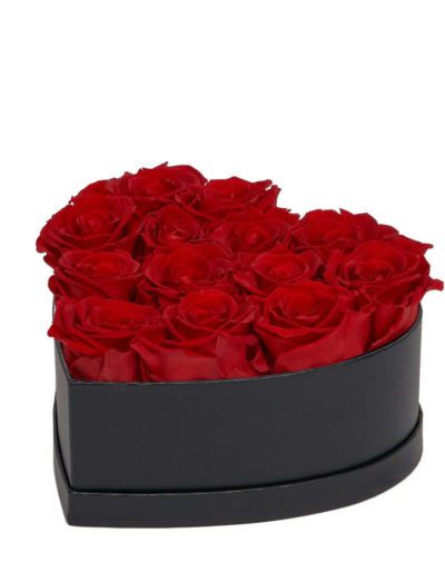 Heart Box of Roses