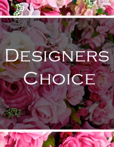 Designers choice rose & flower arrangement by local florist